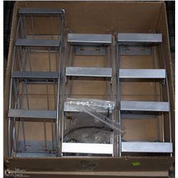 2 BOXES OF WIRE DISPLAY WALL RACKS