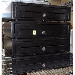 LOT OF 4 CASH DRAWERS