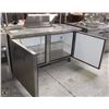 Image 3 : STAINLESS STEEL TABLE TOP WITH 2 DOOR COOLER
