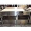 Image 3 : STAINLESS CUTTING / PREP TABLE WITH SINK & FAUCET