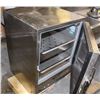 Image 1 : COUNTER SINGLE DOOR STAINLESS COOLER W/ 2 DRAWER