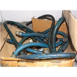 BOX OF USED QUICK RELEASE GAS LINES