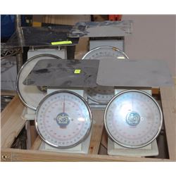 LOT OF 4 KITCHEN  SCALES - ON CHOICE