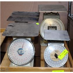 LOT OF 4 KITCHEN  SCALES - ON CHOICE