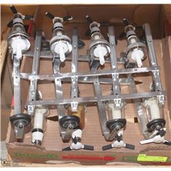 LOT OF 8 LIQUOR DISPENSERS
