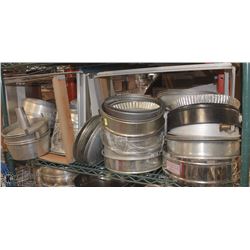 SHELF OF COMMERCIAL BAKE WARE