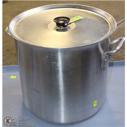 CROWN LARGE STAINLESS STEEL POT WITH LID