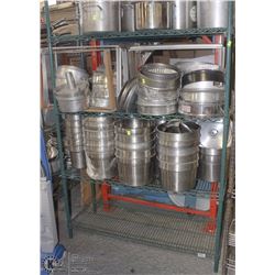 GREEN 4 TIER SHELF 48 X 74 X 18