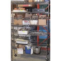 CHROME 6 TIER SHELF 48 X 76 X 18