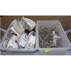 2 TOTES FULL OF HAND MIXERS