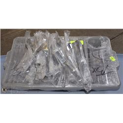 CUTLERY BIN FULL OF 75 PLUS DINING KNIVES