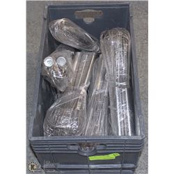 TOTE FILLED WITH WHISKS