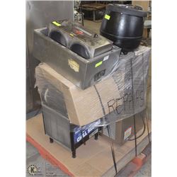 PALLET WITH 6 PIECES OF RESTAURANT EQUIPMENT IN