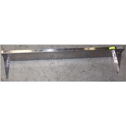 STAINLESS STEEL WALL SHELF, 60 X 12