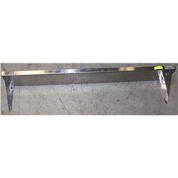 STAINLESS STEEL WALL SHELF, 60 X 12