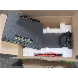 2 BOXES OF CISCO ROUTERS, CATALYST 3560, AND MORE