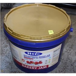 27 LB PAIL OF RED RASPBERRY JAM