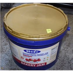 27 LB PAIL OF RED RASPBERRY JAM