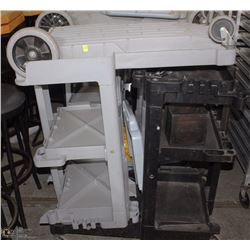 LOT OF 2 JANITOR CARTS - AS THEY COME