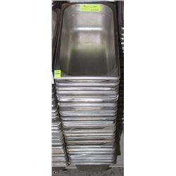 LOT OF A MINIMUM 25 STAINLESS STEEL INSERTS 12 X 4