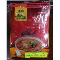 CARTON OF 12 PKGS OF THAI RED CURRY