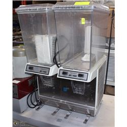 JET SPRAY DOUBLE BEVERAGE DISPENSER 27 X 17 X 20