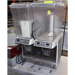 JET SPRAY DOUBLE BEVERAGE DISPENSER 27 X 17 X 20
