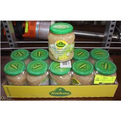 CASE OF 10 BOTTLES (370ML) THIN SLICED CELERIAC
