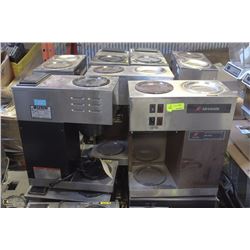 COMMERCIAL COFFEE POTS WITH TOP WARMER