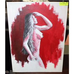 ORIGINAL NUDE ON CANVAS