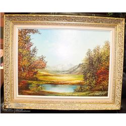 PETER KASZONYI OIL ON CANVAS 27"X22"