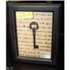 Image 1 : DECORATIVE WOOD SHADOWBOX KEY HOLDER & WALL