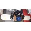 Image 1 : SNOWBOARD HELMET SIZE MEDIUM & SIZE 9.5 US BURTON