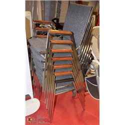 STACK OF 7 OFFICE CHAIRS