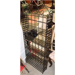 METAL DECORATIVE SHELF DISPLAY 45"X18"