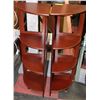 Image 1 : PAIR OF CORNER SHELVING UNITS