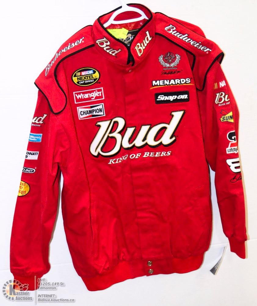 NASCAR BUDWEISER KING OF BEERS JACKET SIZE XL