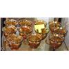 Image 1 : 11 CARNIVAL GLASS CUPS