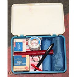 VINTAGE JOHNSON AND JOHNSON FIRST AID AUTO KIT