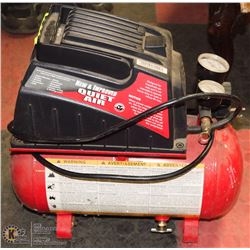 HUSKY 2 GALLON AIR COMPRESSOR.TOOLS