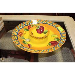 LORI GATES HANDPAINTED STYLE BOWL SET