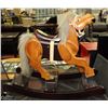 Image 1 : SOLID WOOD CARVED ROCKING HORSE