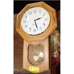 REGULATOR OAK WALL CLOCK