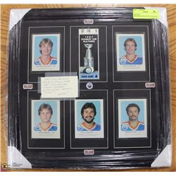 GRETZKY /MESSIER/MOOG/COFFEY/FUHR 1981 RED