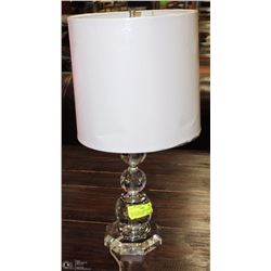 NEW CRYSTAL LOOK TABLE LIGHT WITH SHADE,BULB