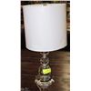 Image 1 : NEW CRYSTAL LOOK TABLE LIGHT WITH SHADE,BULB