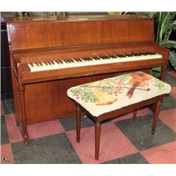 ADDISON PIANO WITH BENCH