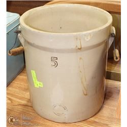5 GALLON ALBERTA POTTERS REDCLIFF CROCK