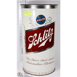 VINTAGE LARGE SCHLITZ CAN