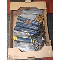 TRI-ANG MODEL TRAIN COLLECTION WITH LOTS OF TRACK